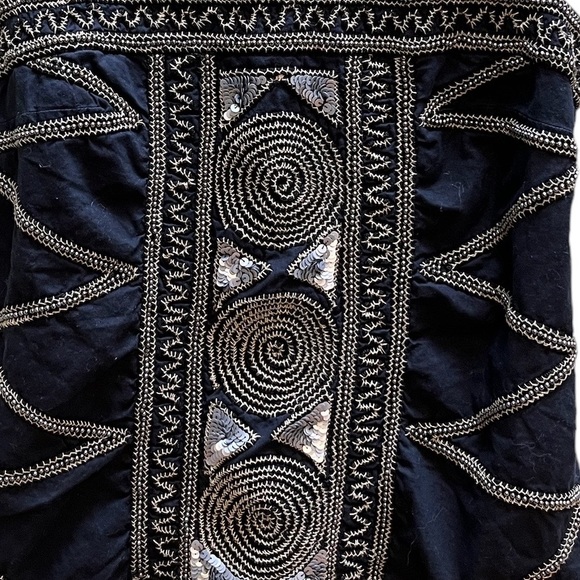 French Connection beaded size 6 top - Picture 8 of 13